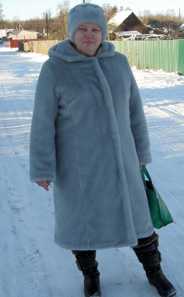 Вот я и себе шубку пошила