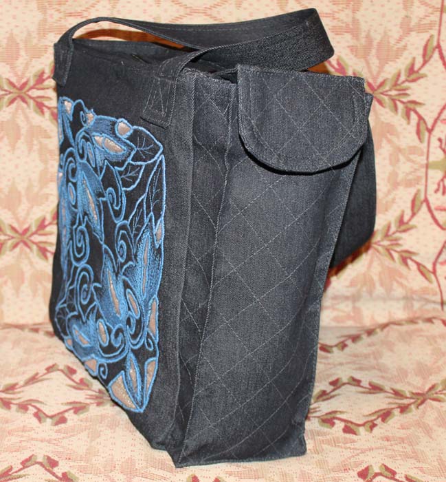 Сумка джинсовая