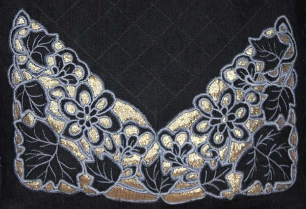 Вышивка на джинсовой ткани