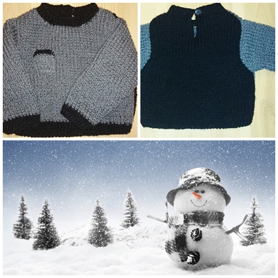 свитер для сына. 2014