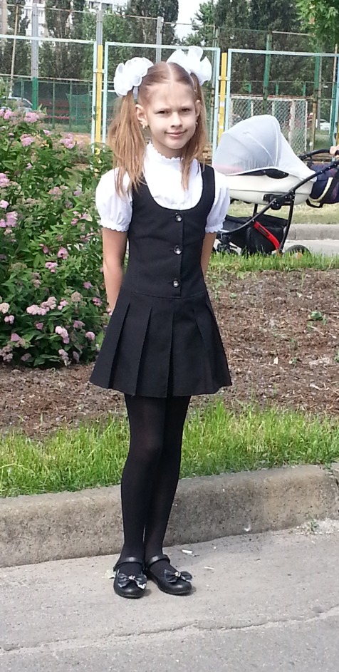 Блузка и сарафан школьные