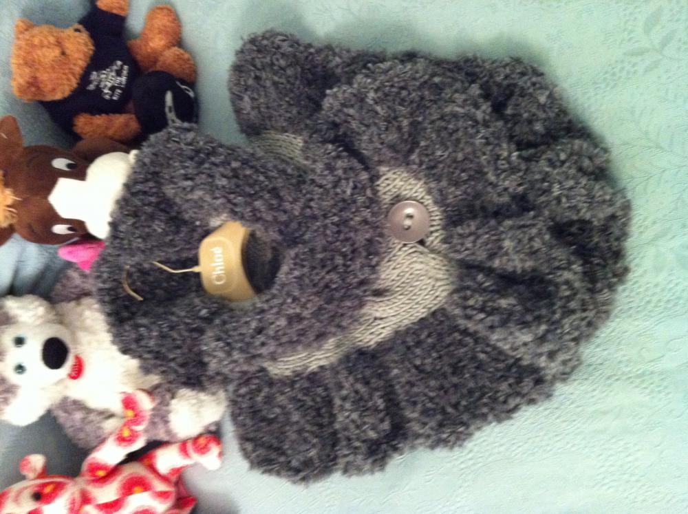 Теплый шарф