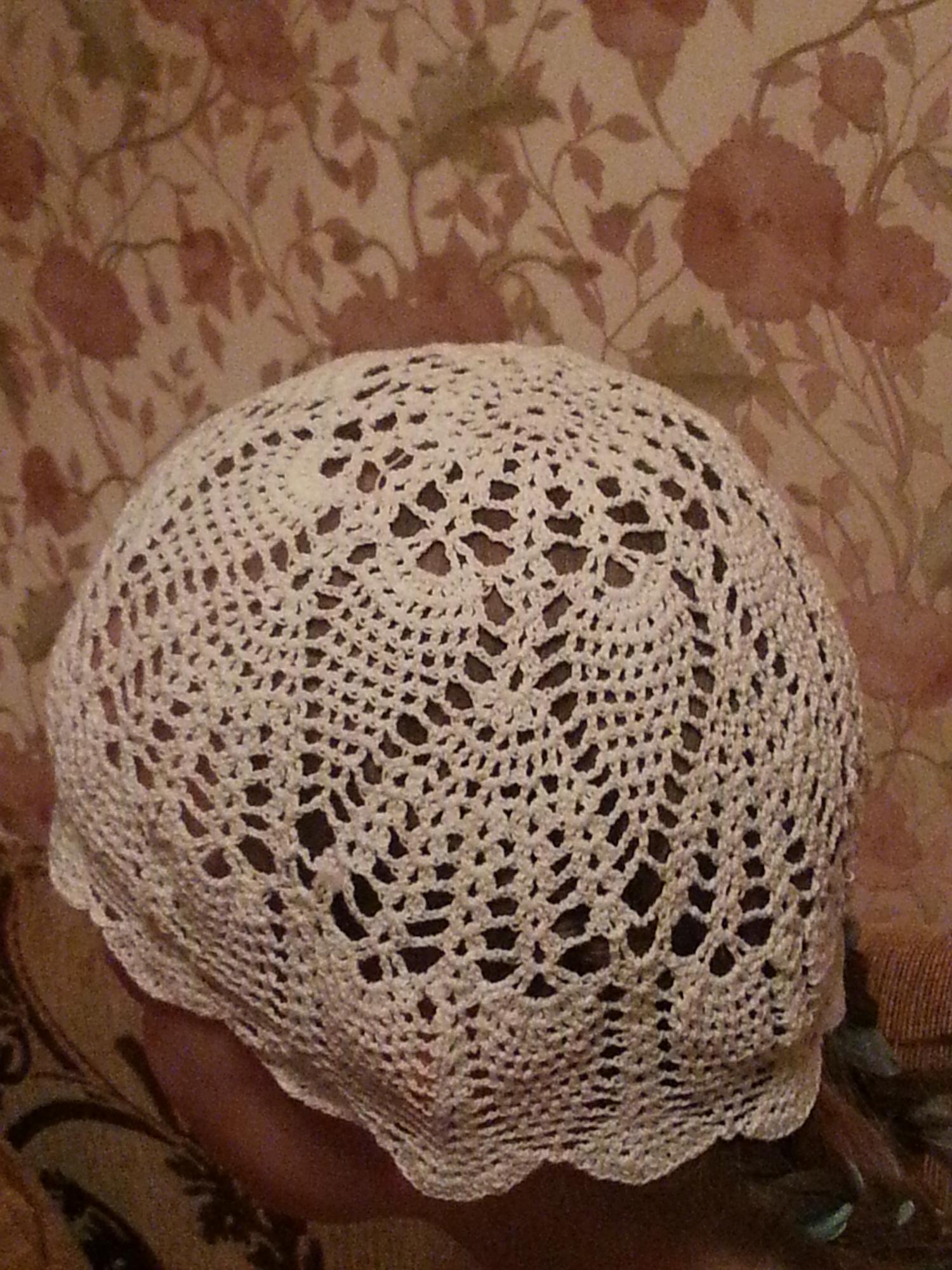 ажурная шапочка 