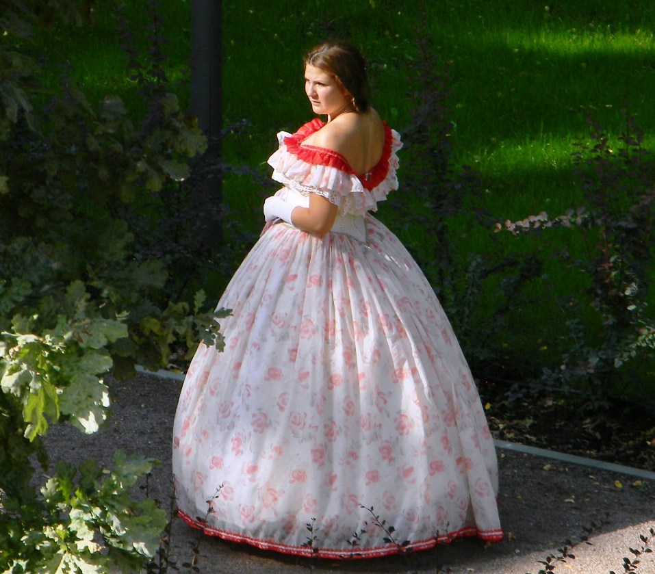бальное платье 1850х