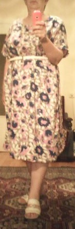 платье из вискозного штапеля