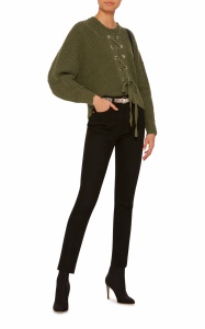 large_isabel_marant_green_lacy_lace_up_crewneck_sweater.jpg