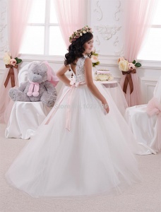 2016_New_Hot_Pretty_Ivory_White_Appliques_Tulle_Beads_Sash_Flower_Girl_Dresses_With_Train_White.jpg