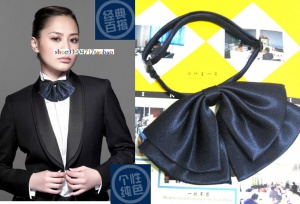 M9_quality_black_cravat_women_s_bow_tie_navy_blue_cravat_school_uniform_bow_tie_looks.jpg