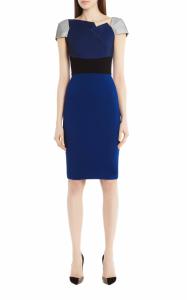 Lepas_Dress_Stretch_Double_Crepe_Bonded_Grid_Mesh_Navy_F.jpeg